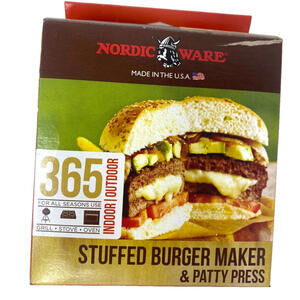 Nordic Ware Stuffed Burger Maker Patty Press Nordicware Cooking Supplies